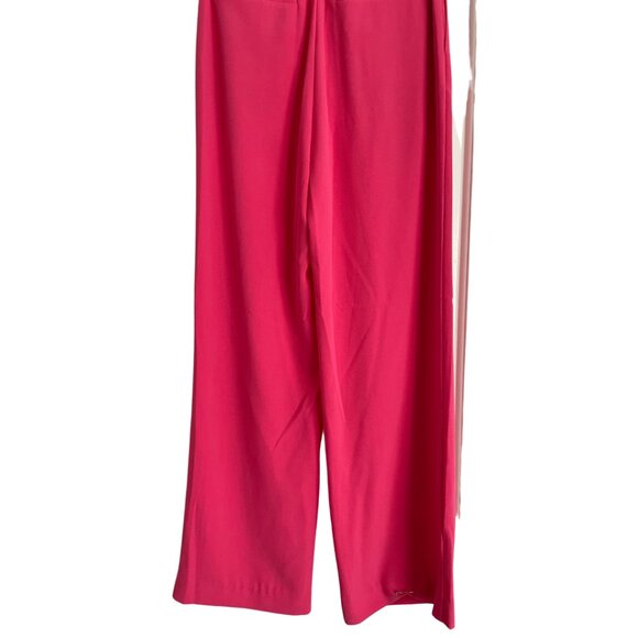 NWT Central Park West Daisy Marabou Pink Blazer Suit Pants XS Fringe‎ Barbie - Picture 5 of 14